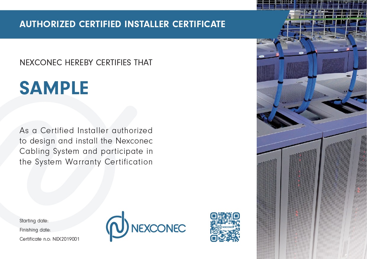 Nexconec Installer Certificate
