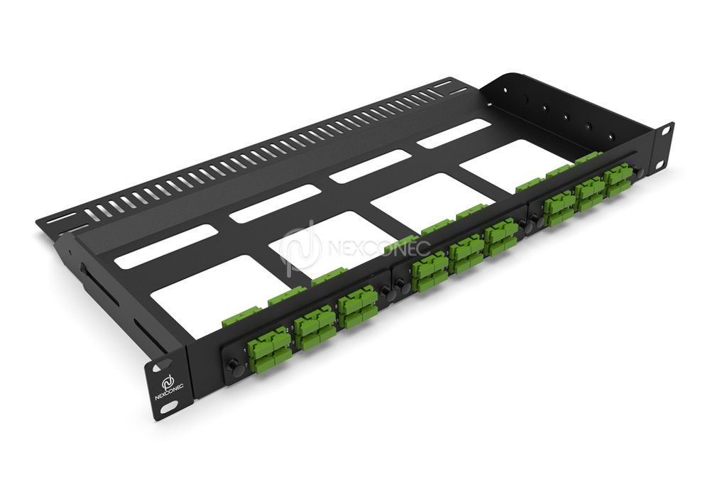 Extralink CAT6 UTP 0.5U, Patchpanel