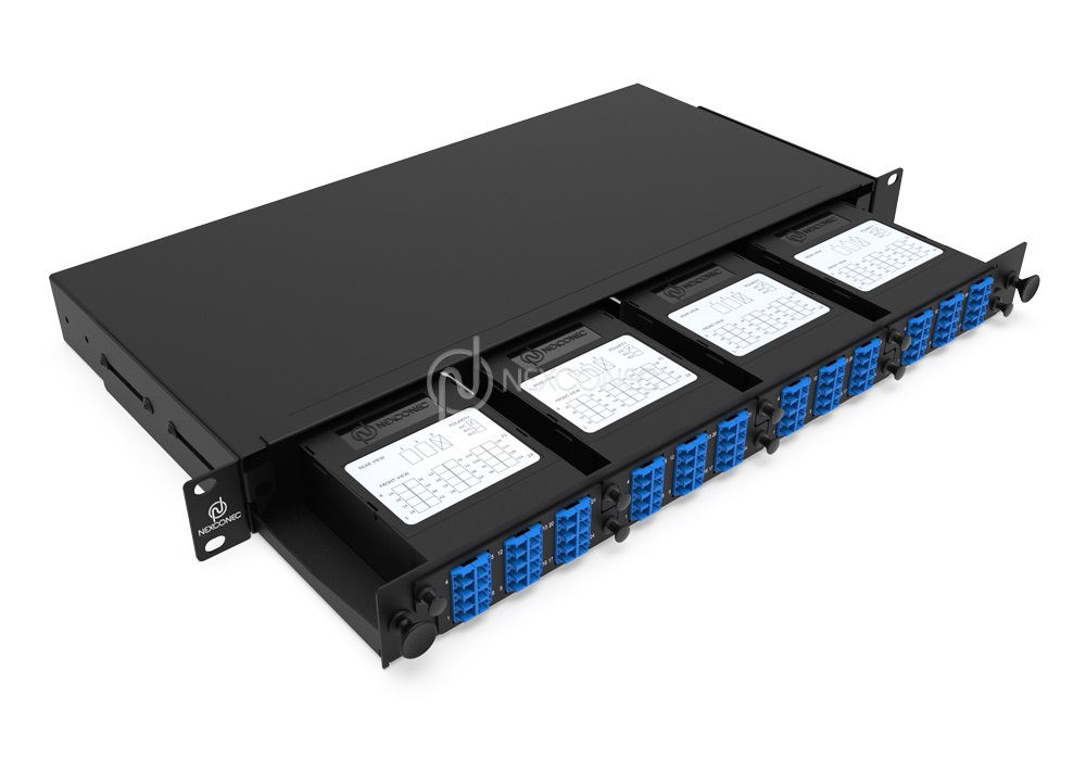 FHD High Density 1U Rack Mount Enclosure Unloaded, Sliding and