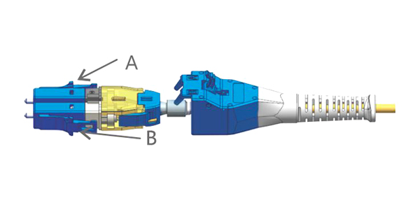 STEP 3: Rotate the A & B parts to 180°