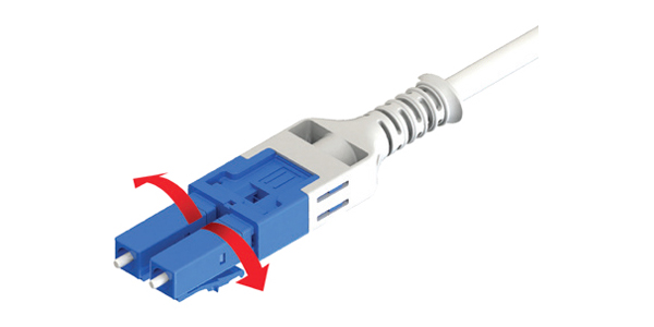 STEP 3: ROTATE the plugs outward 180° degree